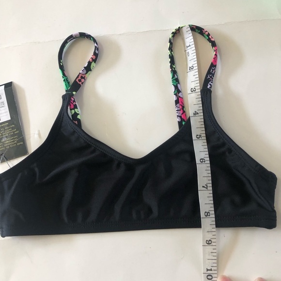 Bundle 3Pc Art Class Black Bralette Floral Bikinis Swimwear Set Size M8 - Picture 5 of 12